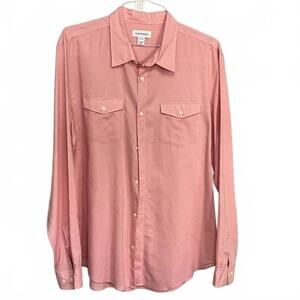 Calvin Klein Men's Casual Pink Shirt. XL